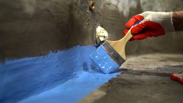 Commercial Interior Drainage System project at a Union, NJ business property by SJ Waterproofing Pros